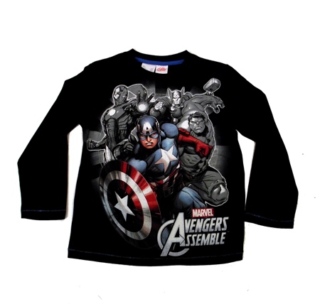 Avengers Skater T-Shirt - Black size 14